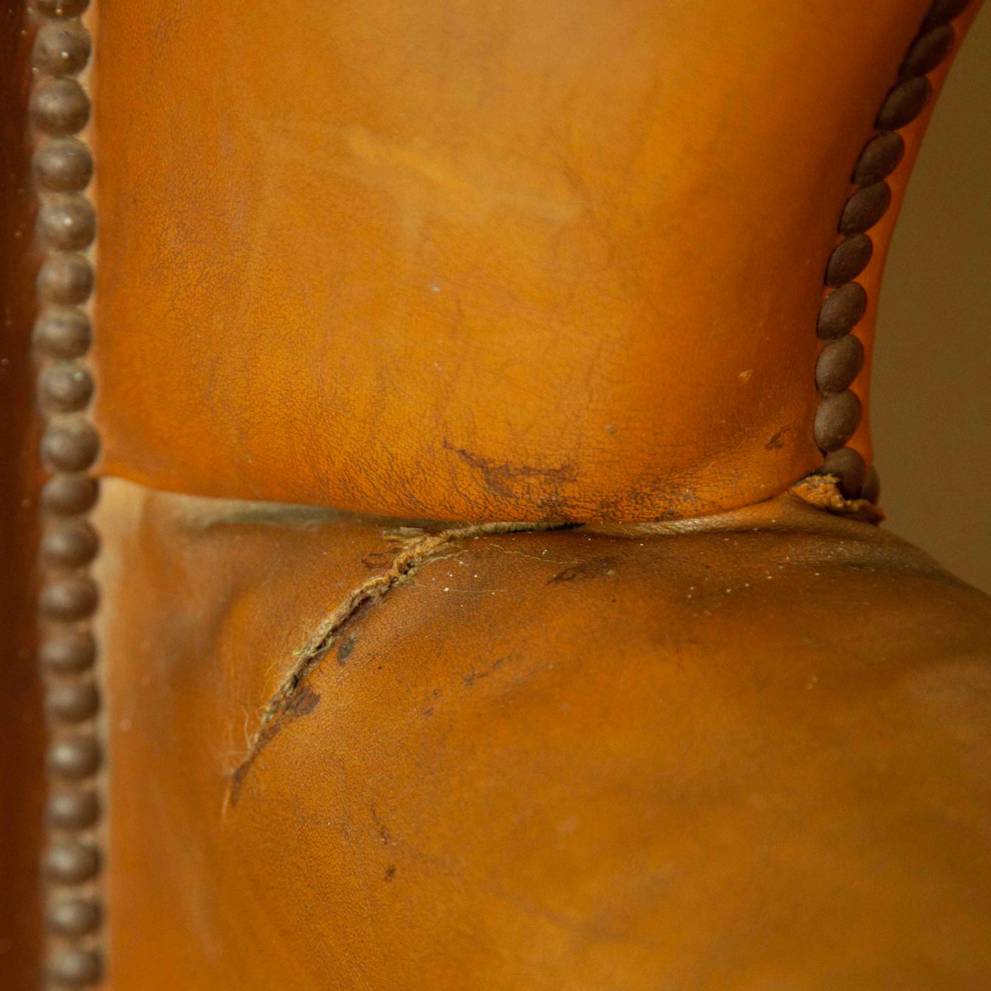 Leather Wingback Armchairs