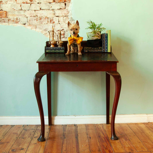 Leather top desk