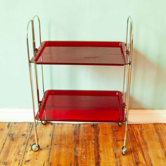 Retro drinks trolley (collapsible)