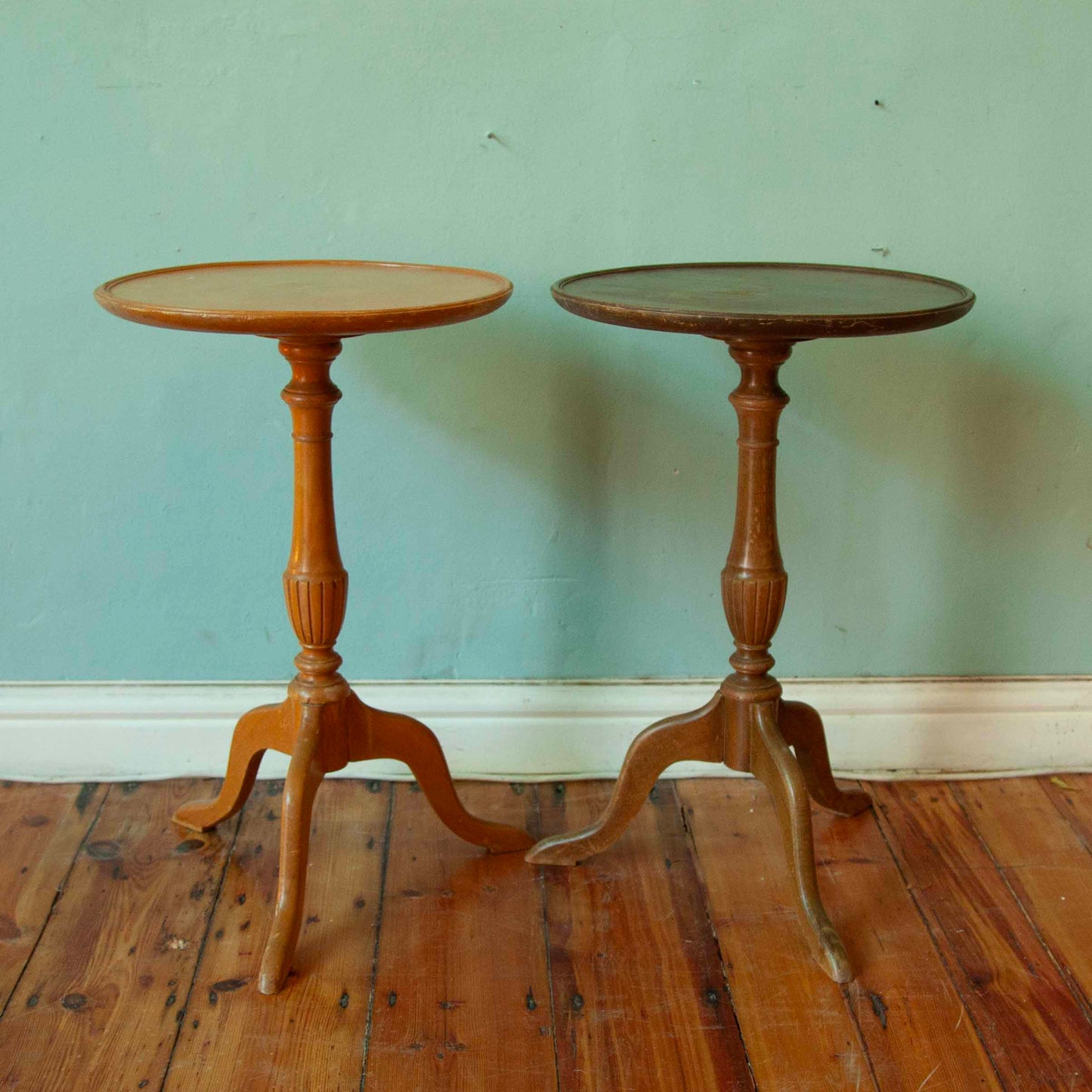 Round side tables