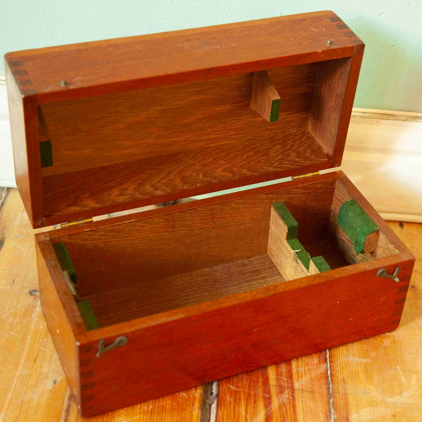 Vintage wooden boxes