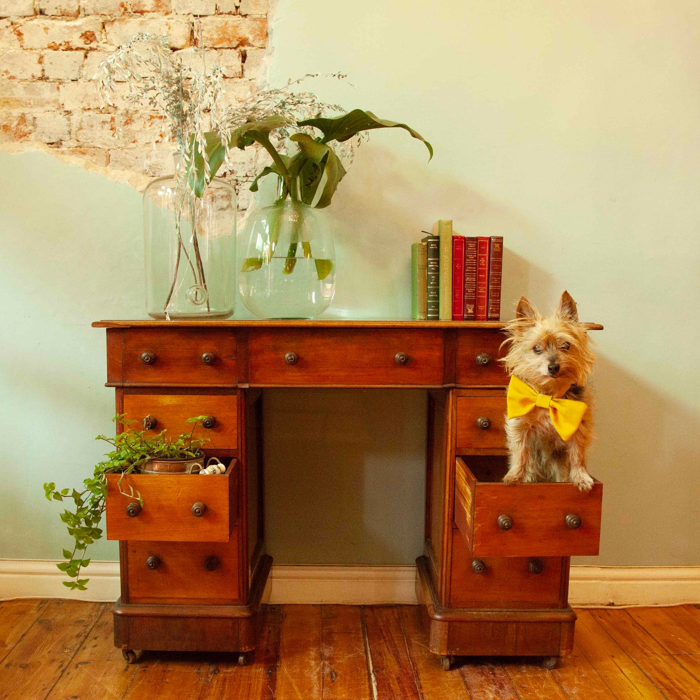 Victorian Pedestal Desk