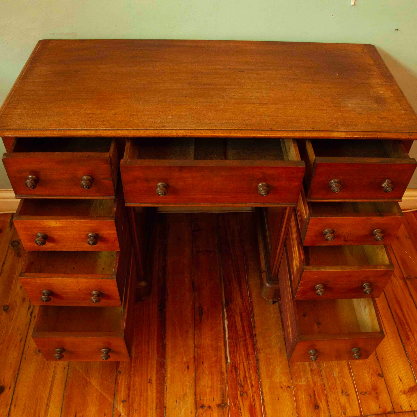 Victorian Pedestal Desk