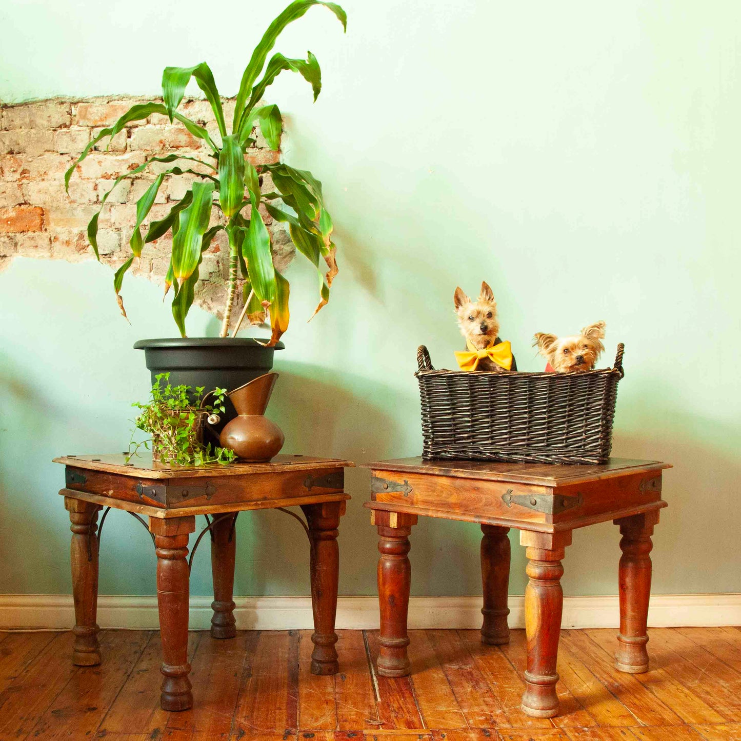 North Indian-style side tables