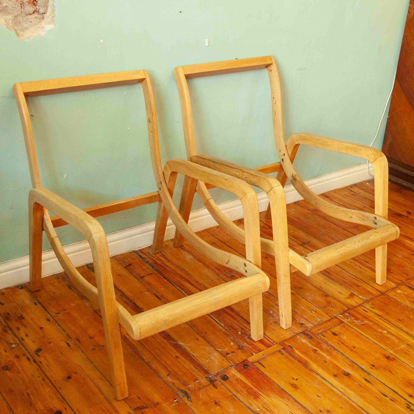 Midcentury armchair frames