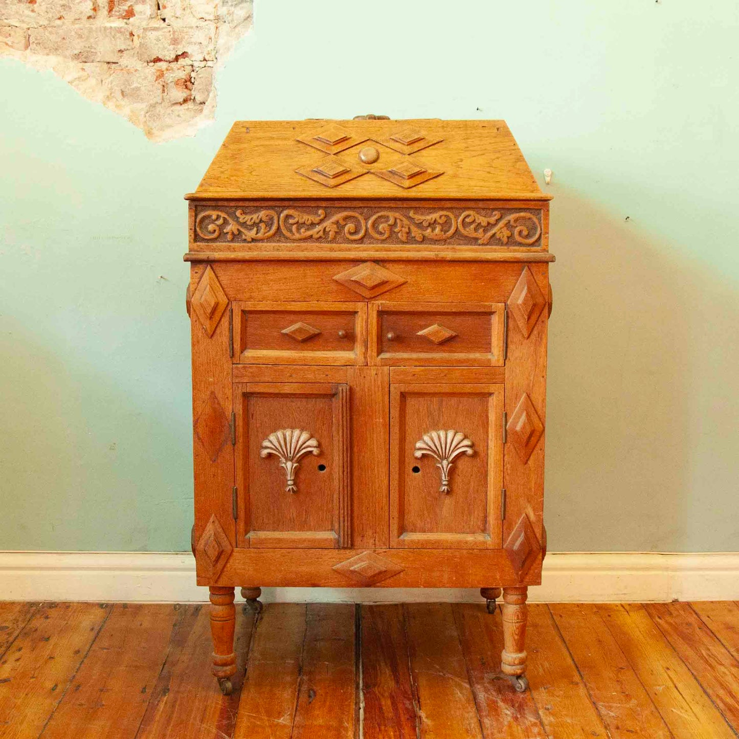 Antique drinks / record player cabinet