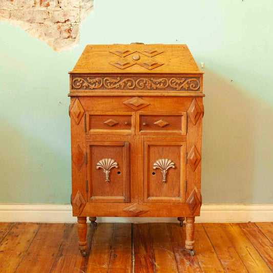 Antique drinks / record player cabinet