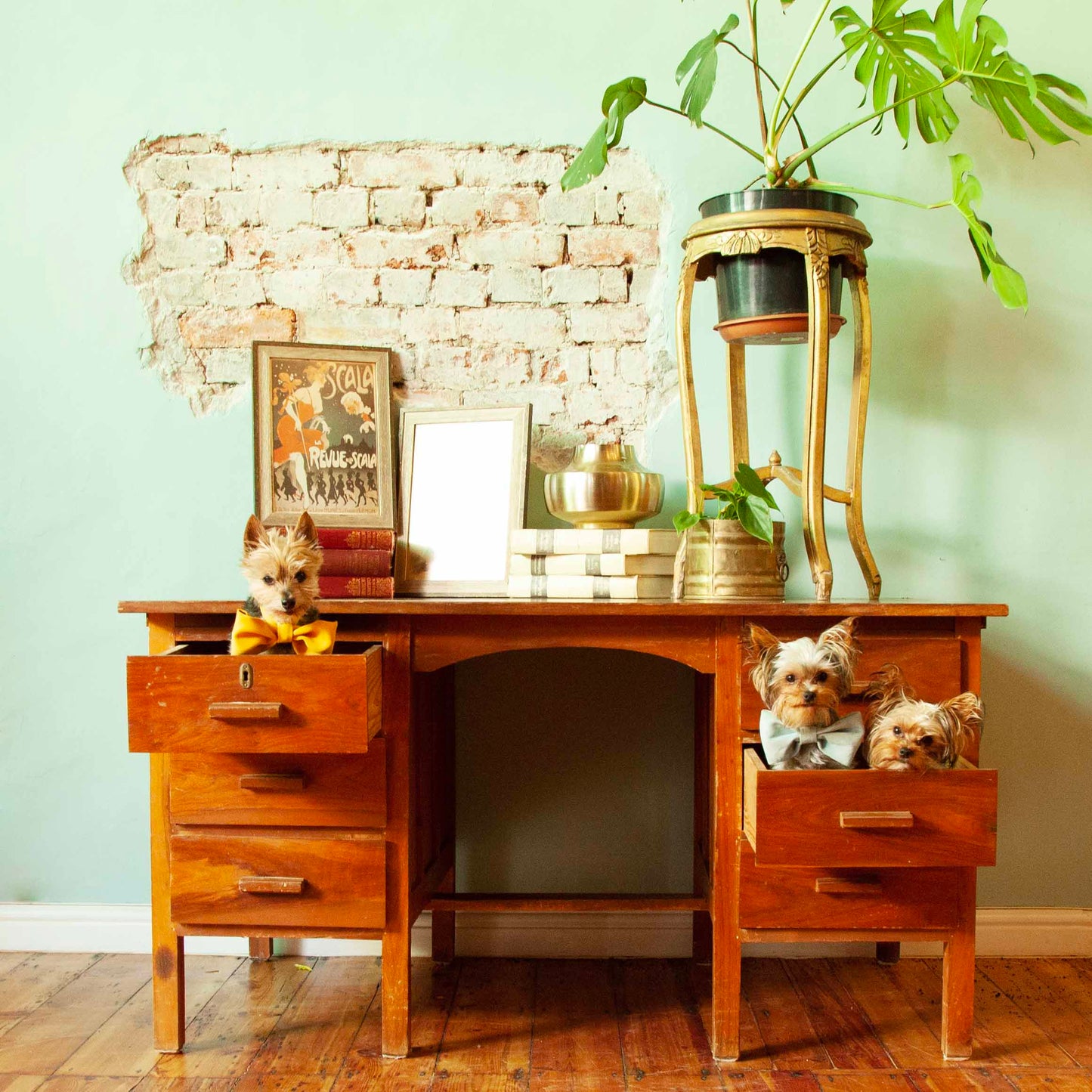 6 Drawer desk