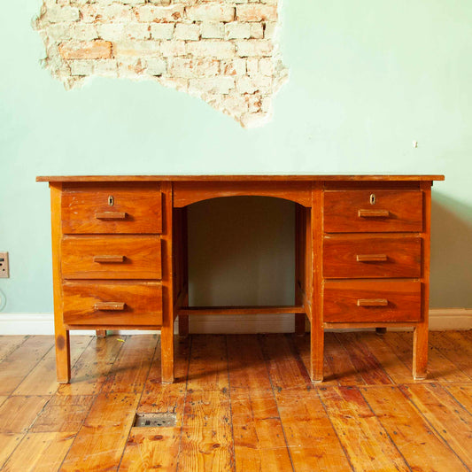 6 Drawer desk