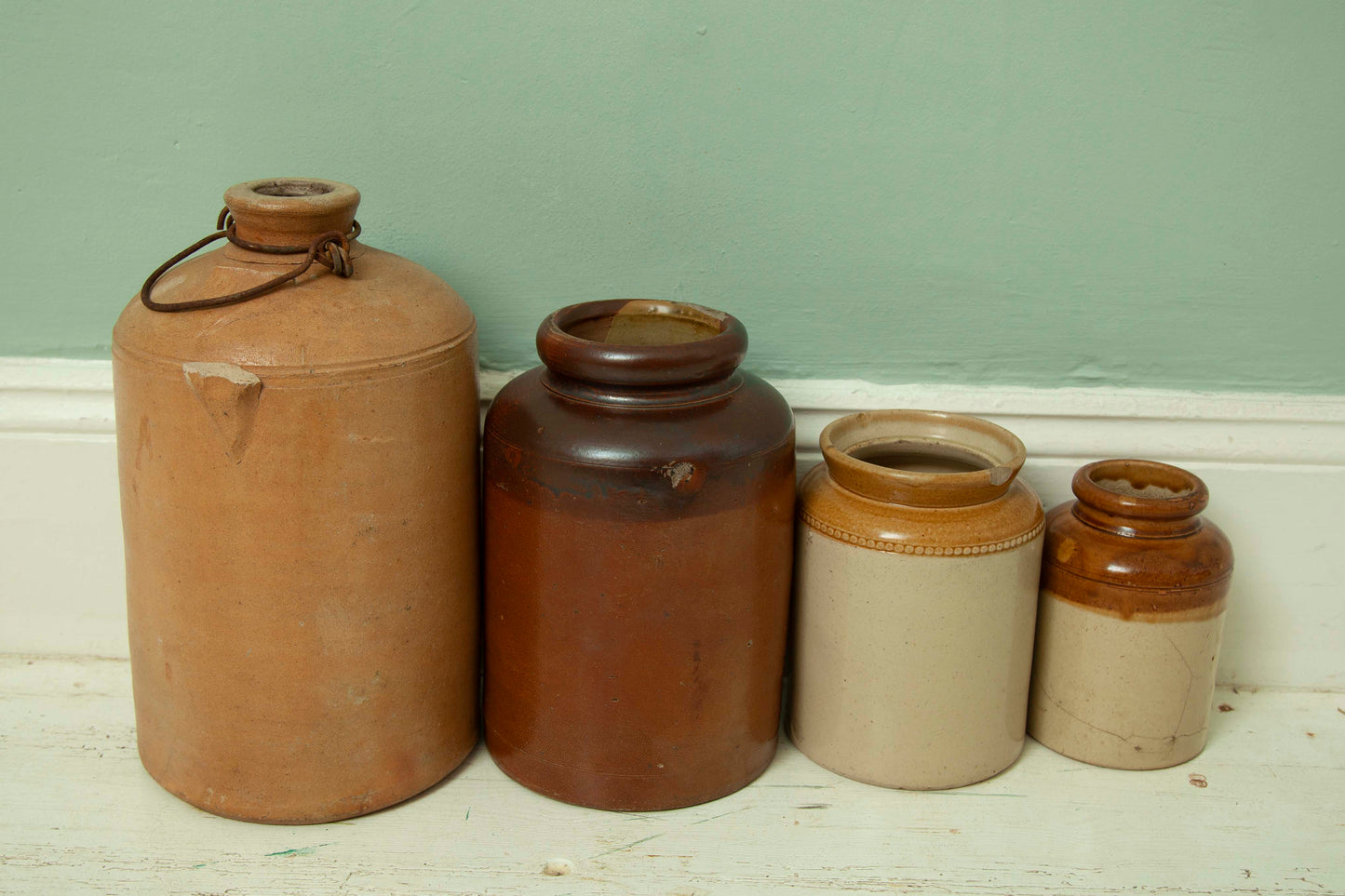 Stoneware jars